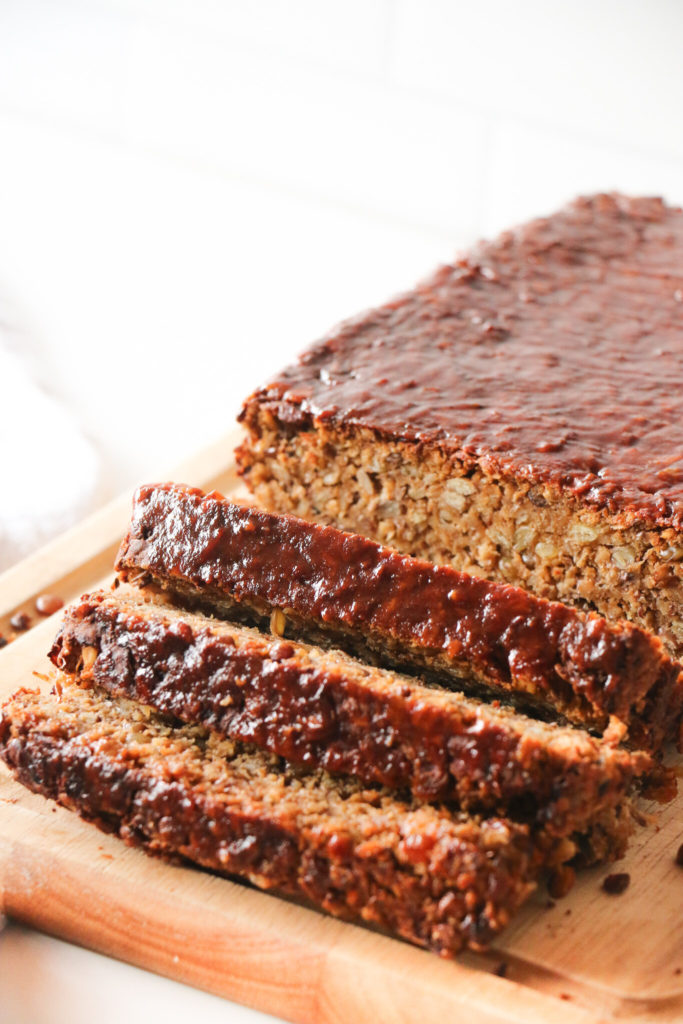 Easy meatless meatloaf