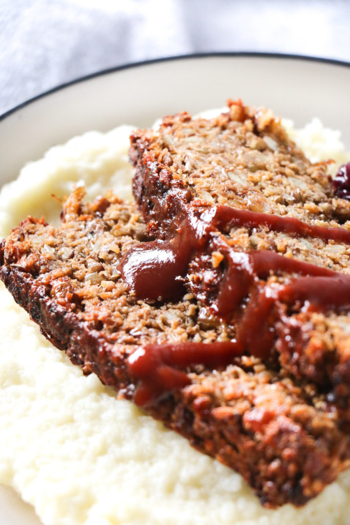 Easy meatless meatloaf