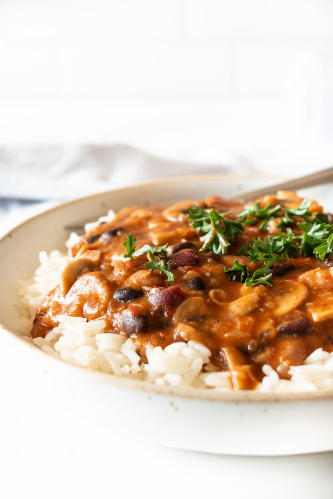 mushroom stroganoff